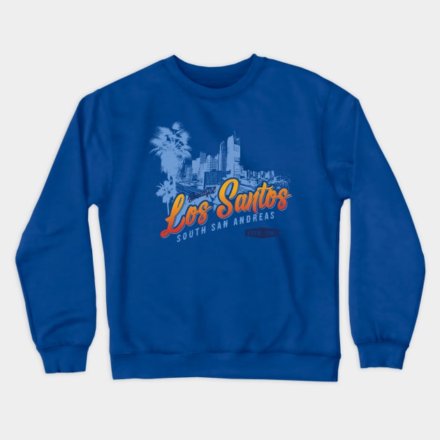 Los Santos Crewneck Sweatshirt by MindsparkCreative